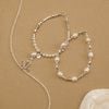  MINI DISC & BOLD PEARL SUNDANCE MIX ROUND PEARL BRACELET (S) 
