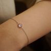  MOONSTONE CLOVER LEAF BRACELET (S) 