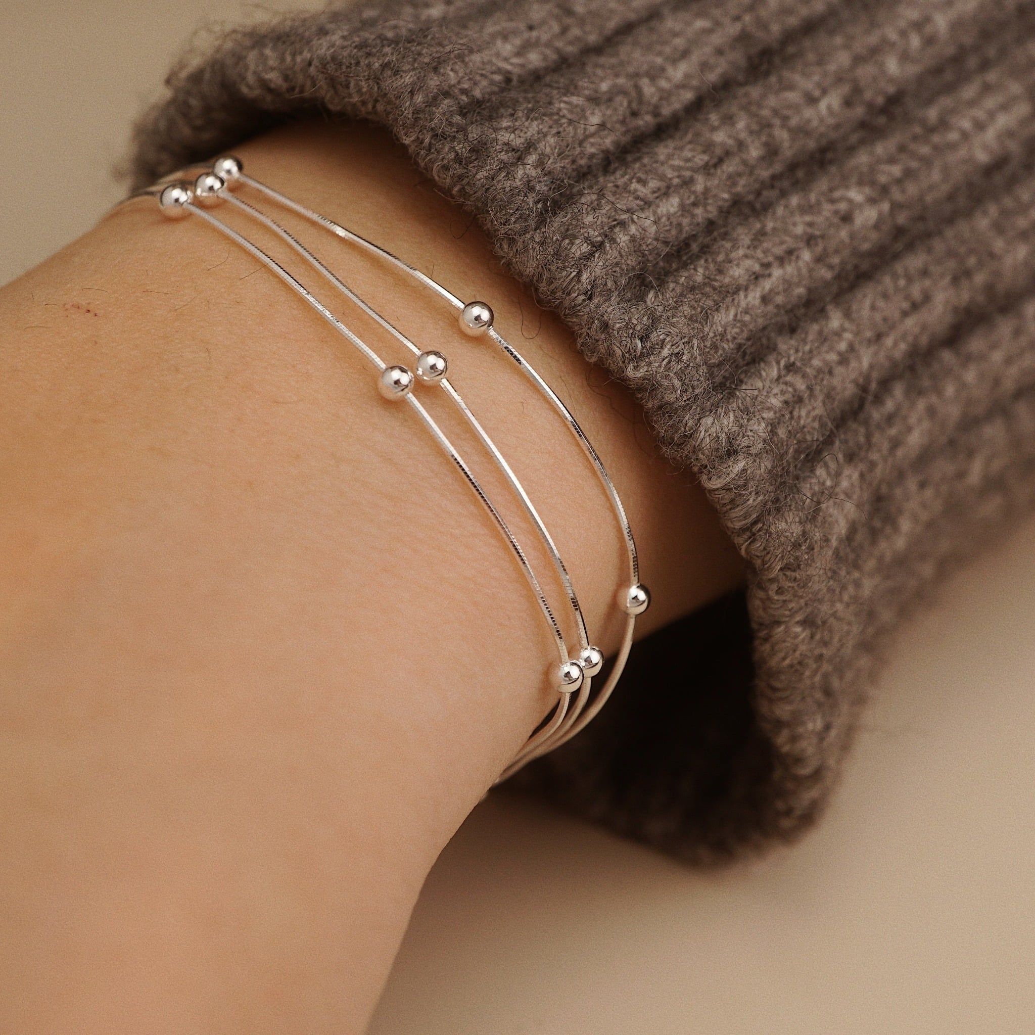  MULTI BALL SILKY BRACELET (S) 