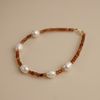  GARNET MIX PEARL BRACELET 