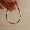  GARNET MIX PEARL BRACELET 
