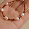  GARNET MIX PEARL BRACELET 