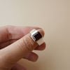  GARNET SIGNET RING (S) 