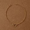  INTERLOCKING CIRCLE FIGARO BRACELET 