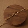  INTERLOCKING CIRCLE FIGARO BRACELET 