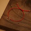  INTERLOCKING CIRCLE LUCKY STRING BRACELET 