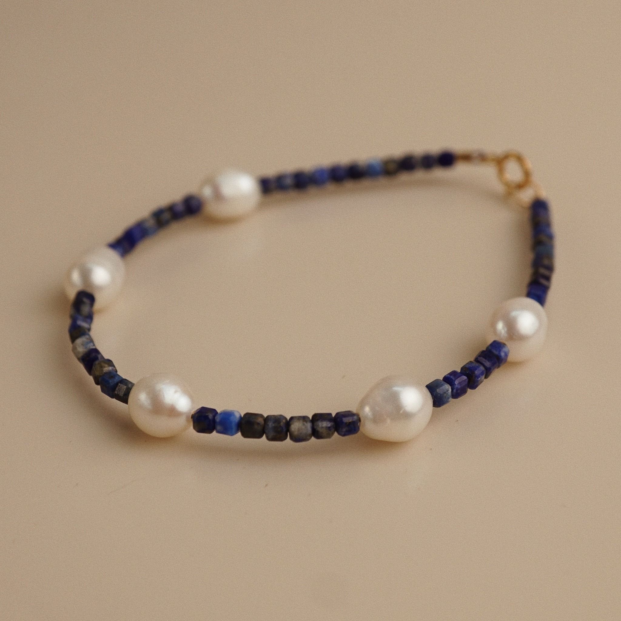  LAPIS MIX PEARL BRACELET 