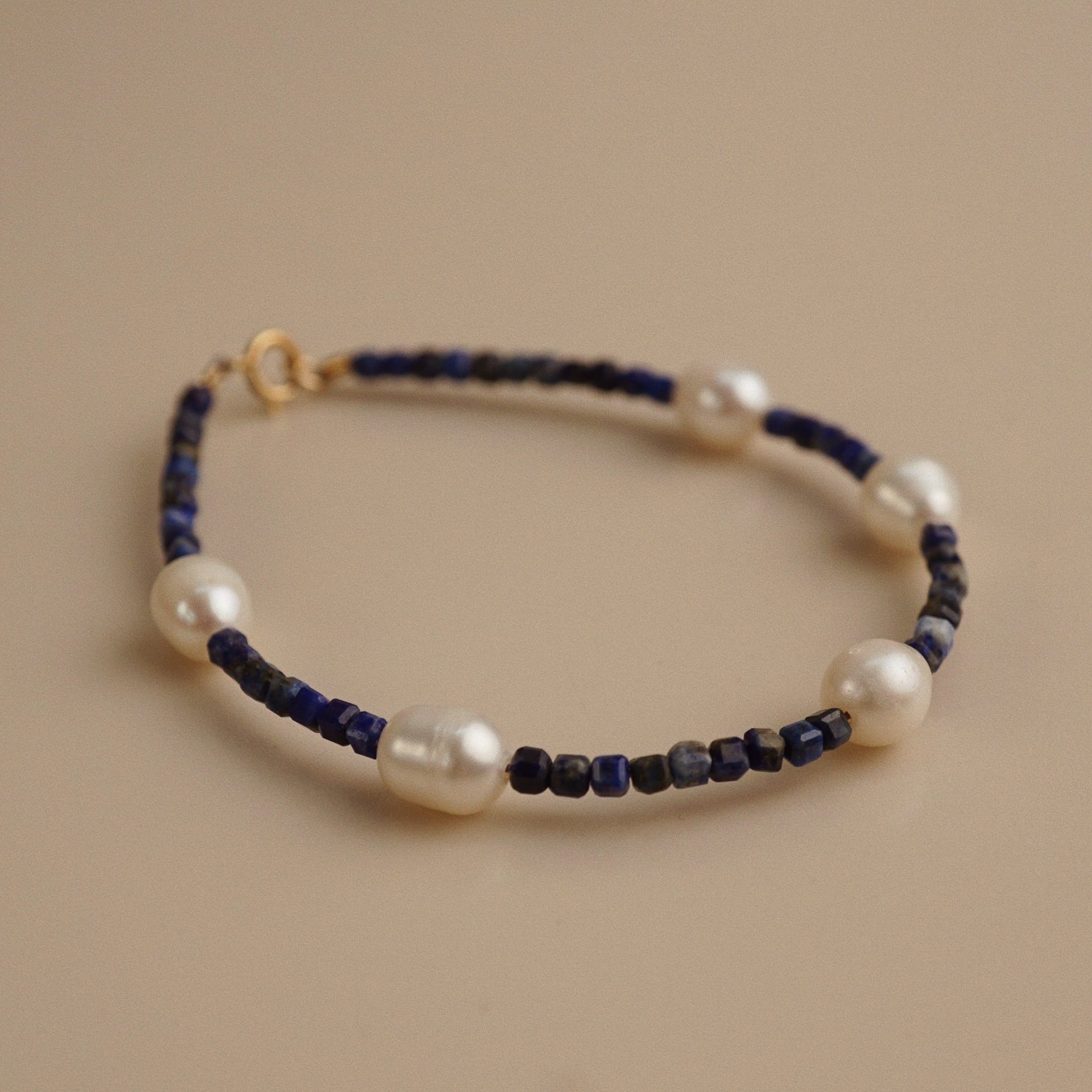  LAPIS MIX PEARL BRACELET 