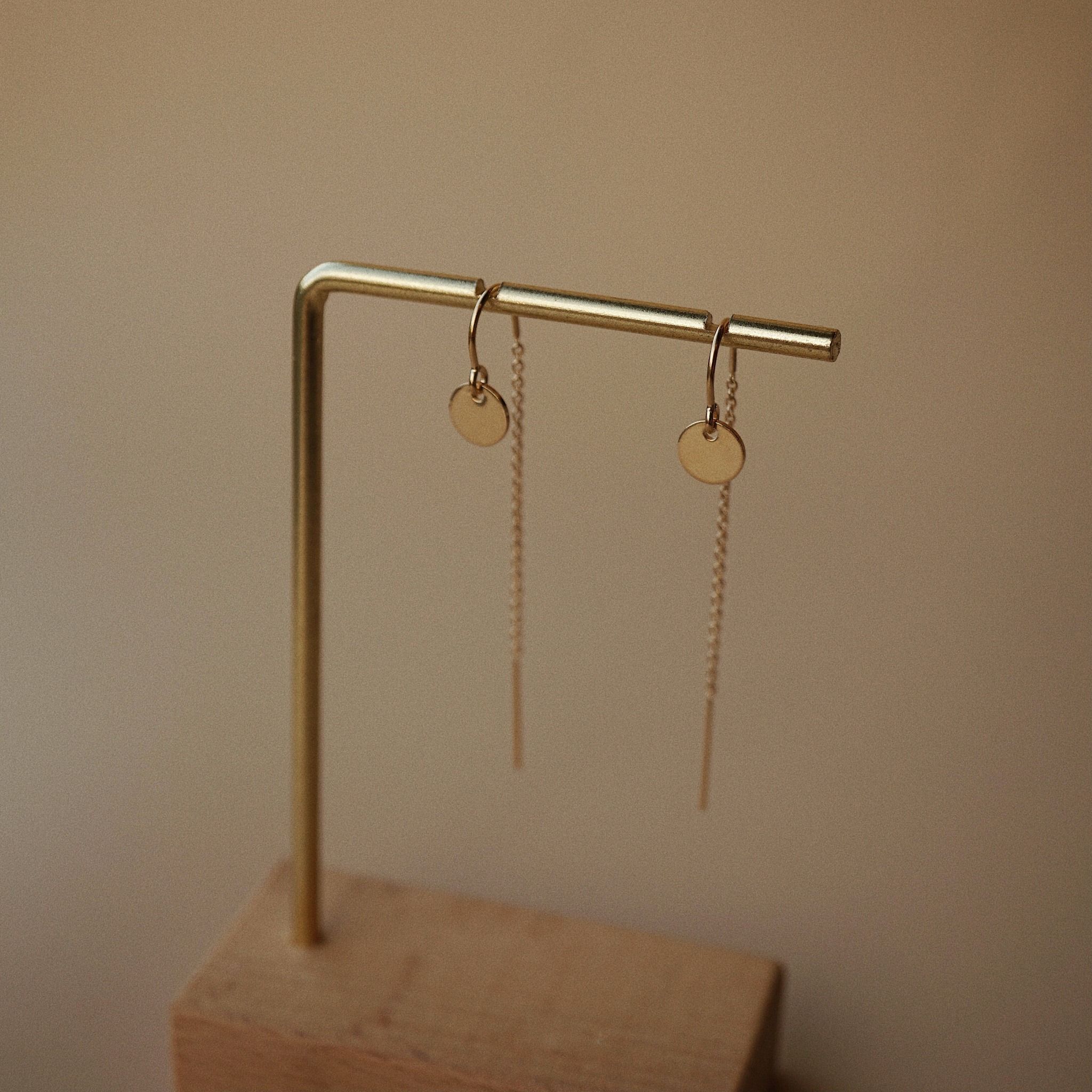  MINI DISC - HOOP & U SHAPE EARRINGS 