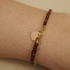  MINI HEART - SATELLITE GARNET BRACELET 