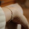  PAVE LETTER CURB BRACELET (S) 