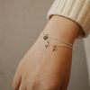  DUO PAVE LETTER DUO CURB BRACELET (S) 