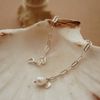  PEARL - RECTANGLE CHAIN BRACELET (S) 