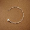  PEARL - RECTANGLE CHAIN BRACELET (S) 