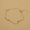  ROUND PEARL STATION BRACELET 