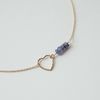  SPARKLE HEART SAPPHIRE BRACELET 