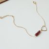  SPARKLE HEART RUBY BRACELET 