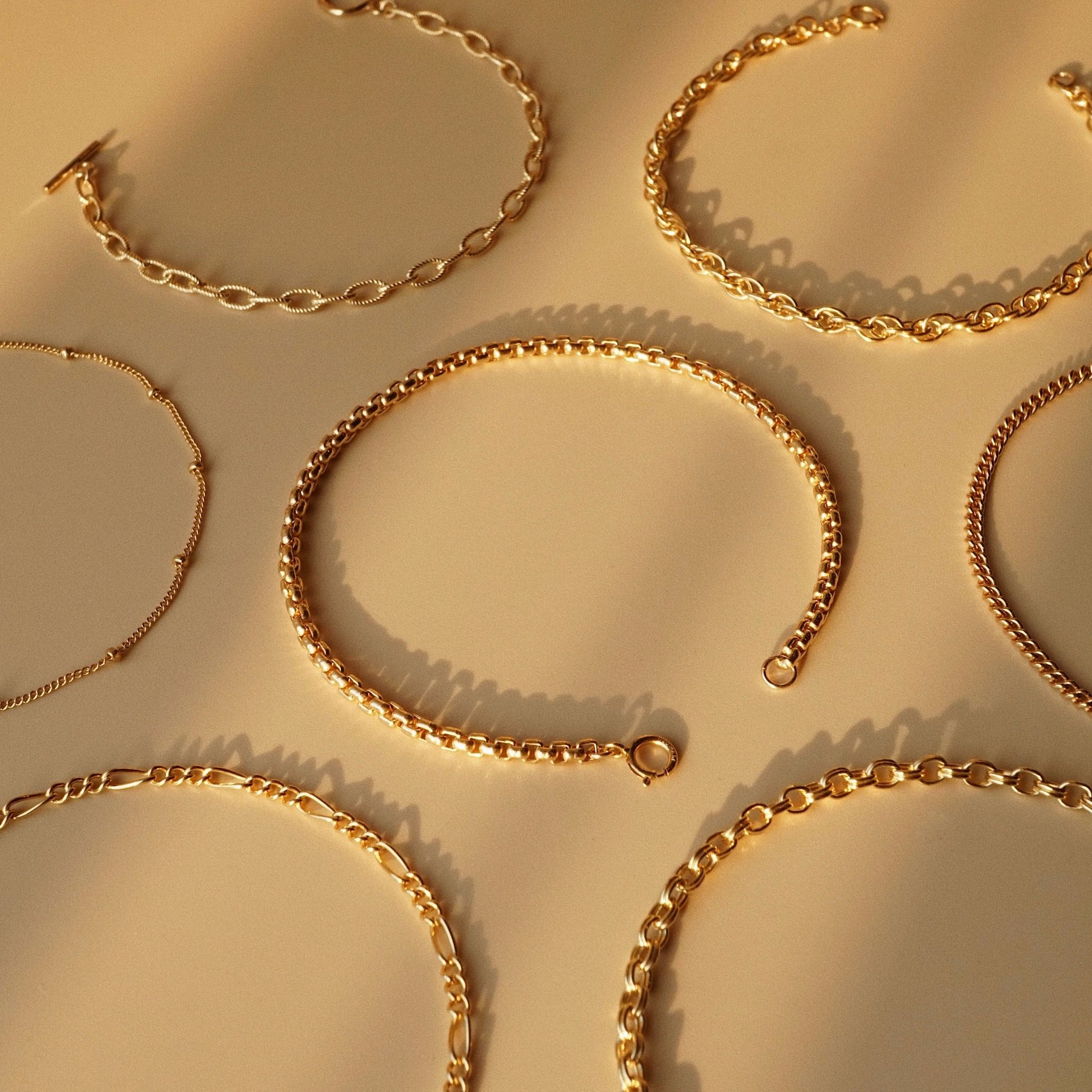  VENETIAN BOX CHAIN BRACELET 