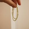 PERIDOT STONE BRACELET 