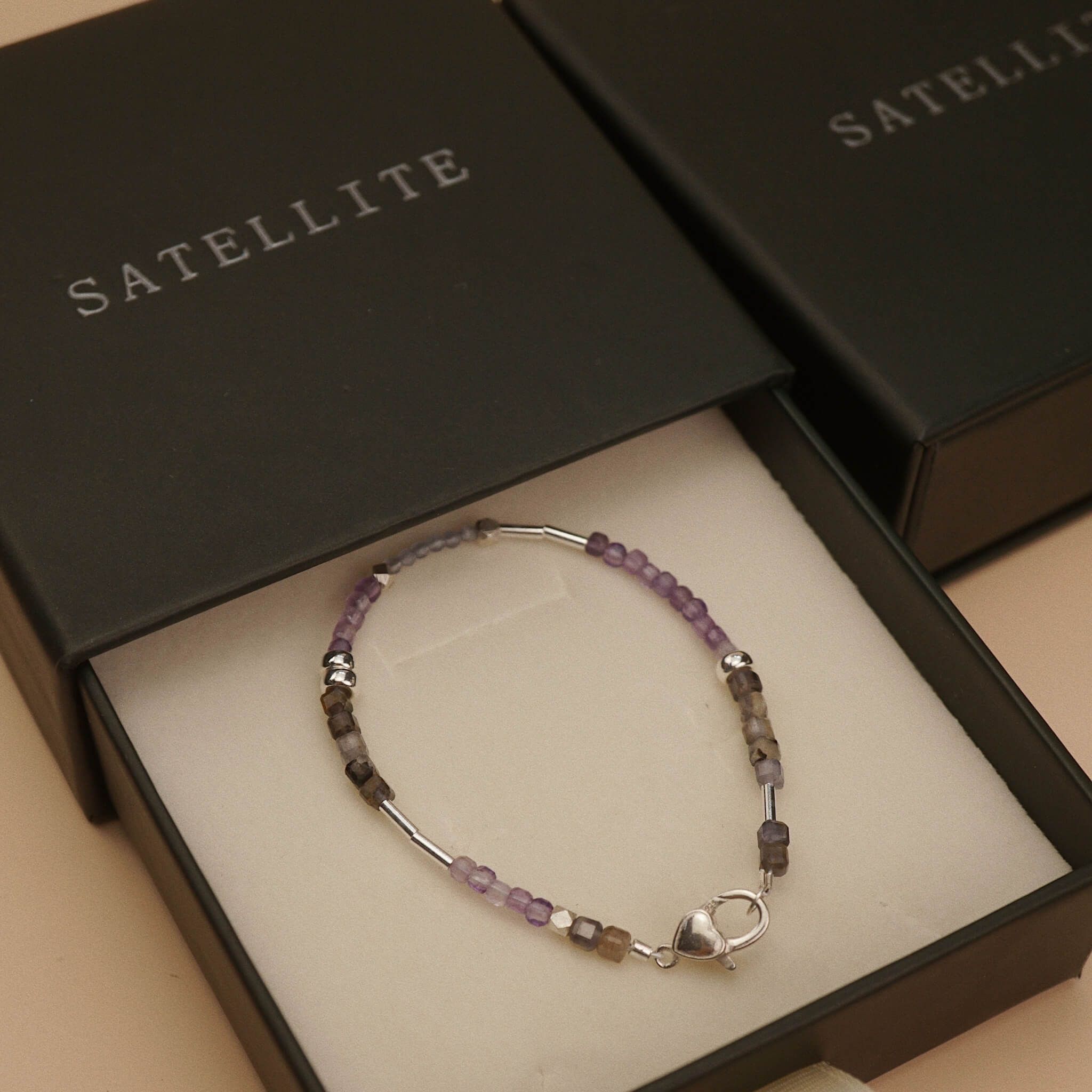  PURPLE PALETTE HEART LOCK BRACELET (S) 