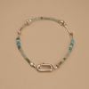  TURQUOISE PALETTE RECTANGLE SPRING LOCK BRACELET (S) 