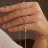  CROSS PATTERN CURB NECKLACE (S) 
