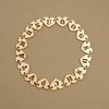  HEART LETTER PREHNITE PLAIN BRACELET 