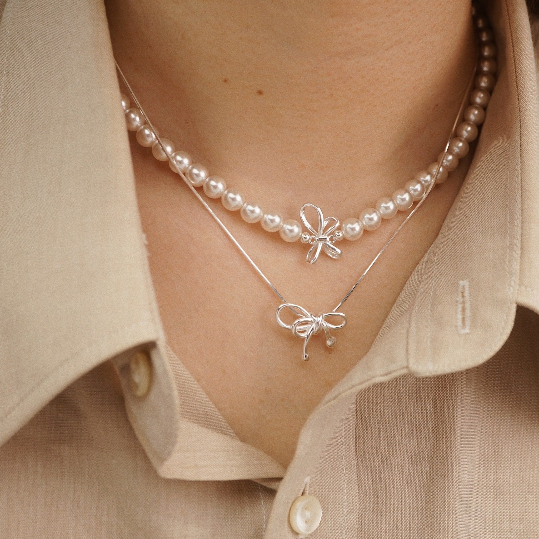  BOW NECKLACE (S) 