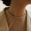  BOLD STONE SATELLITE NECKLACE 