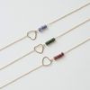  SPARKLE HEART EMERALD BRACELET 