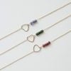  SPARKLE HEART RUBY BRACELET 