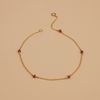  RUBY STONE STATION BRACELET 