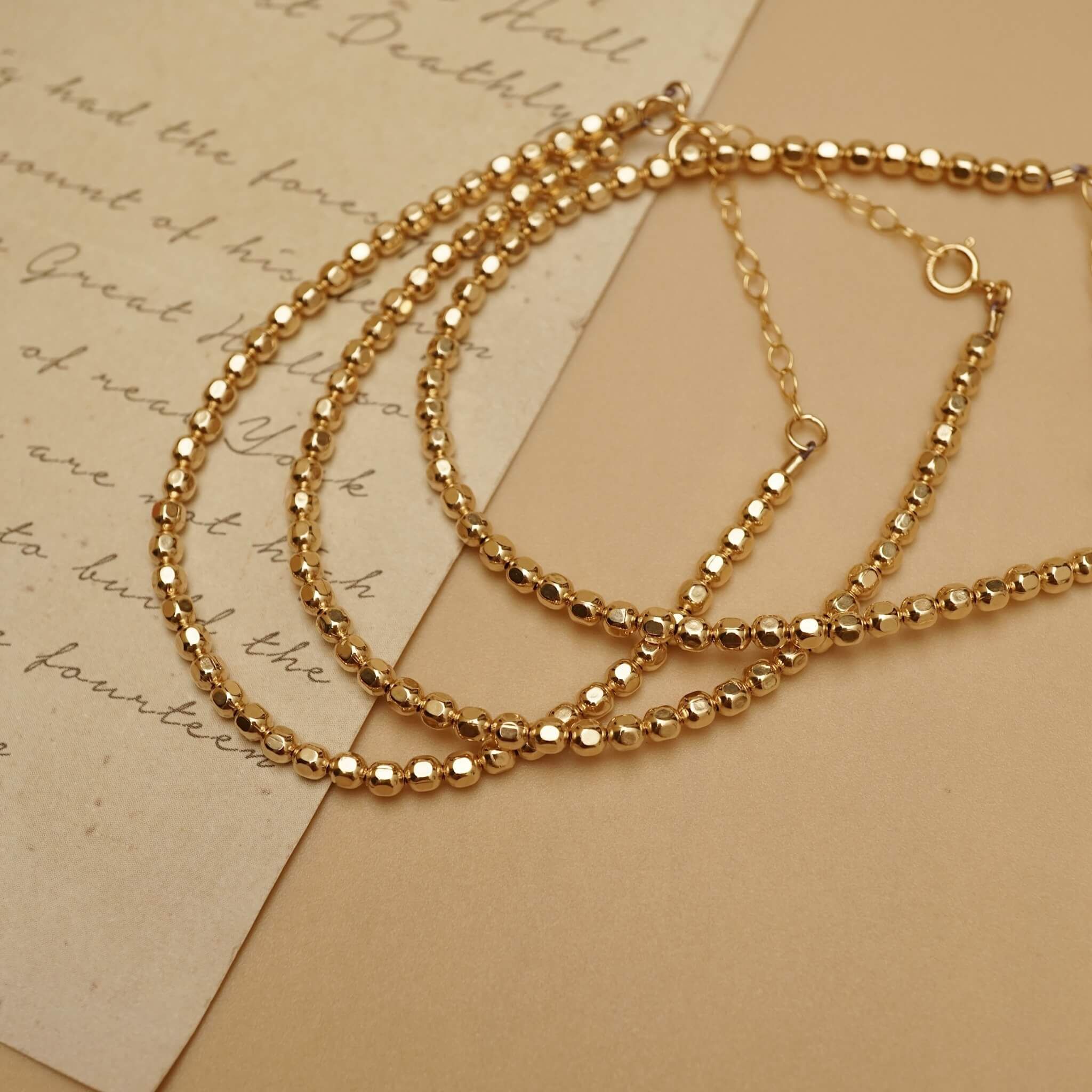  BEADED NUGGET BRACELET 