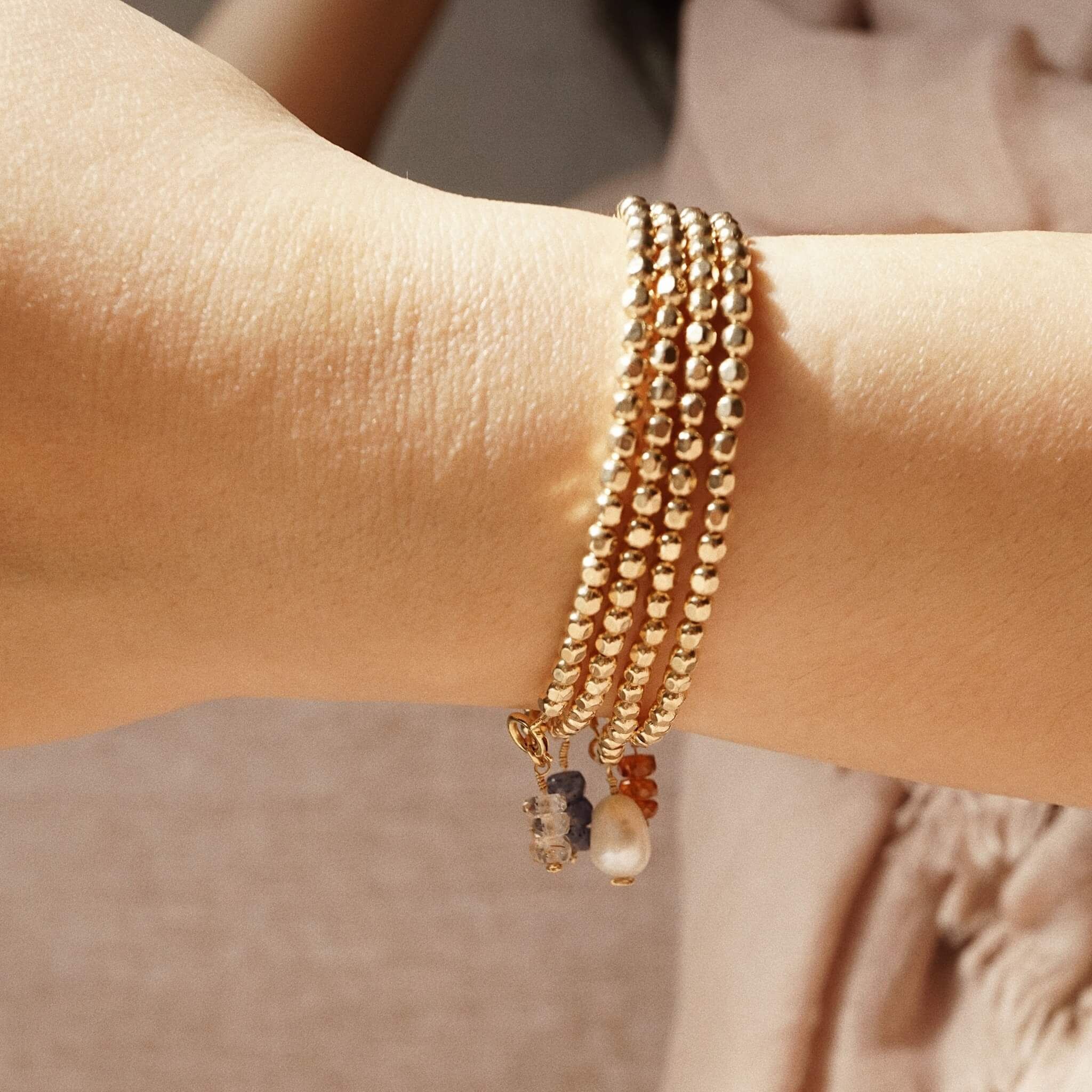  BEADED NUGGET BRACELET 