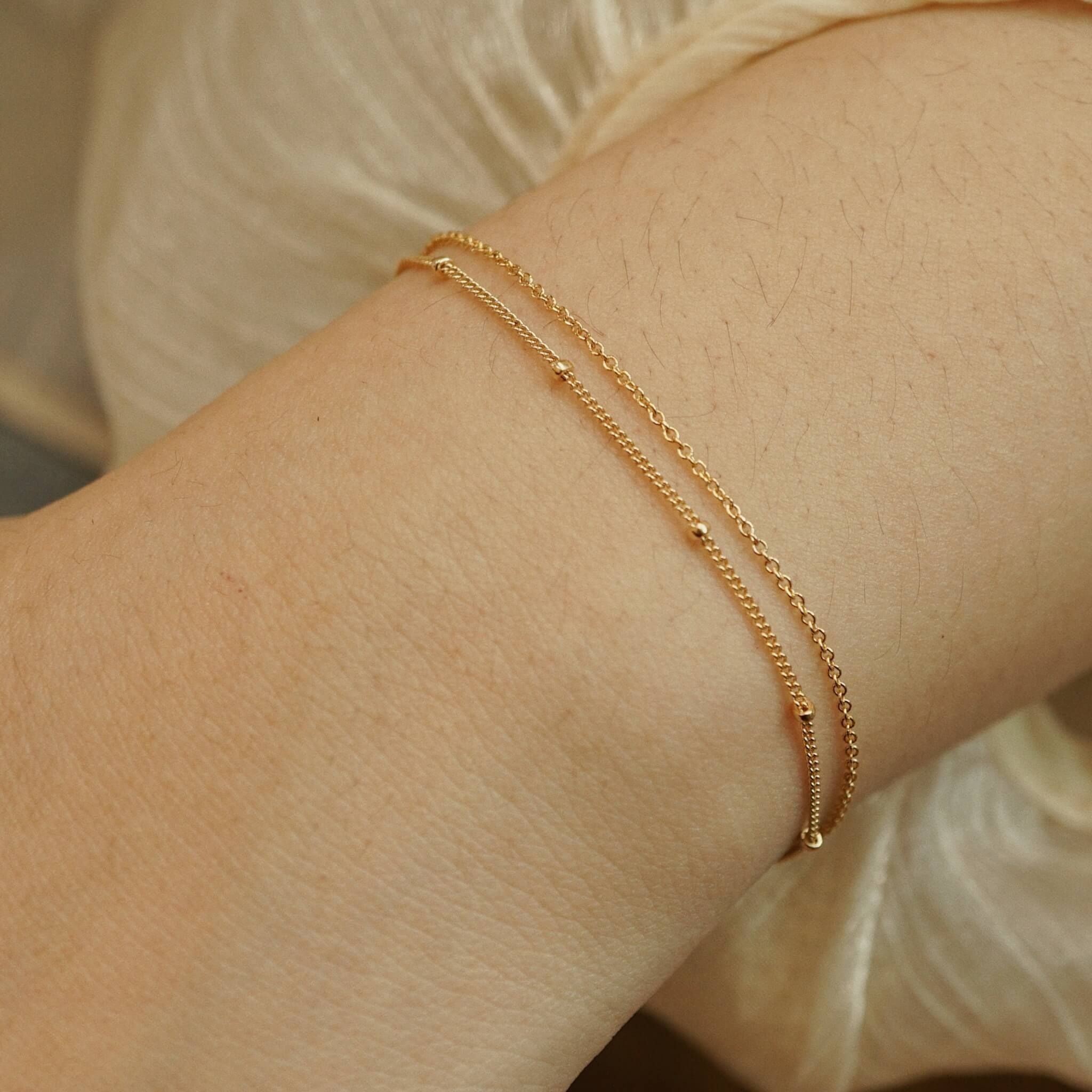  PLAIN SATELLITE BRACELET 