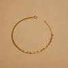  CURB & RECTANGLE CHAIN BRACELET 