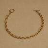  TOGGLE CLASP TRIPLE CABLE BRACELET 