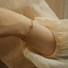  TOGGLE CLASP DOUBLE OVAL BRACELET 