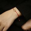  INTERLOCKING CIRCLE LUCKY STRING BRACELET 
