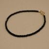  BLACK AGATE STONE BRACELET 