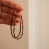  GARNET STONE BRACELET 