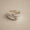  RIBBED BAND RING - 5MM (S) 