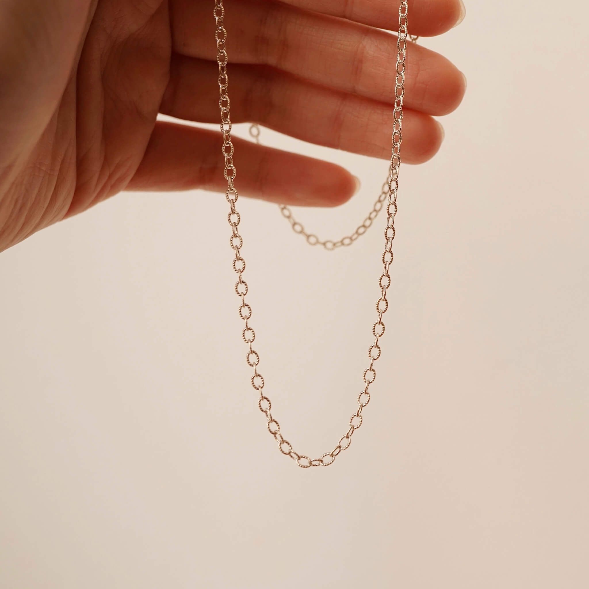  MINI OVAL CABLE NECKLACE (S) 