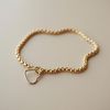  SPARKLE HEART - VENETIAN BOX CHAIN BRACELET 