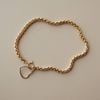  SPARKLE HEART - VENETIAN BOX CHAIN BRACELET 
