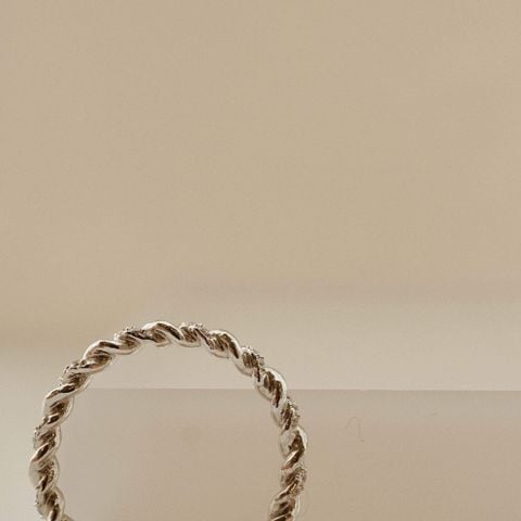 PAVE ROPE ETERNITY RING (S)