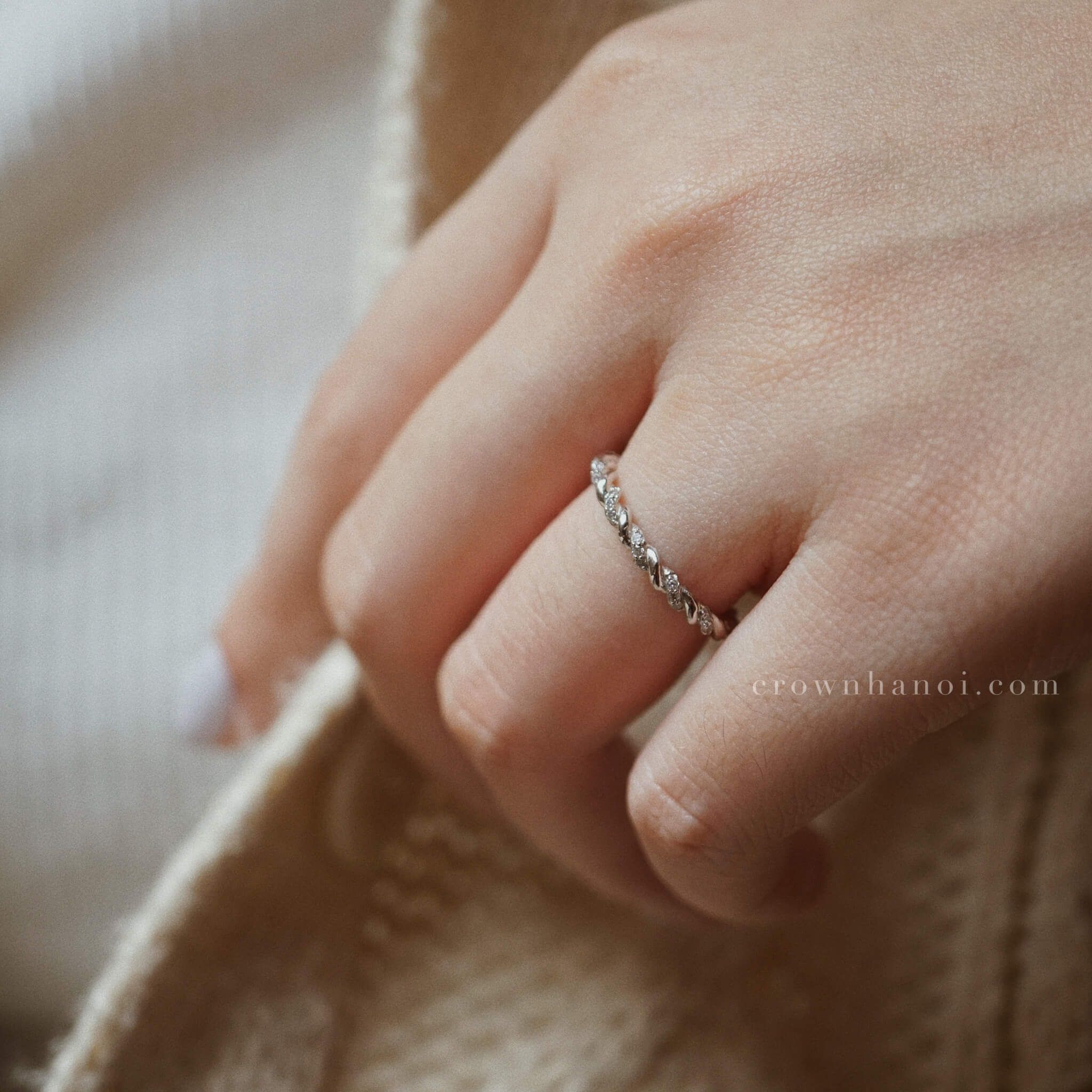  PAVE ROPE ETERNITY RING (S) 