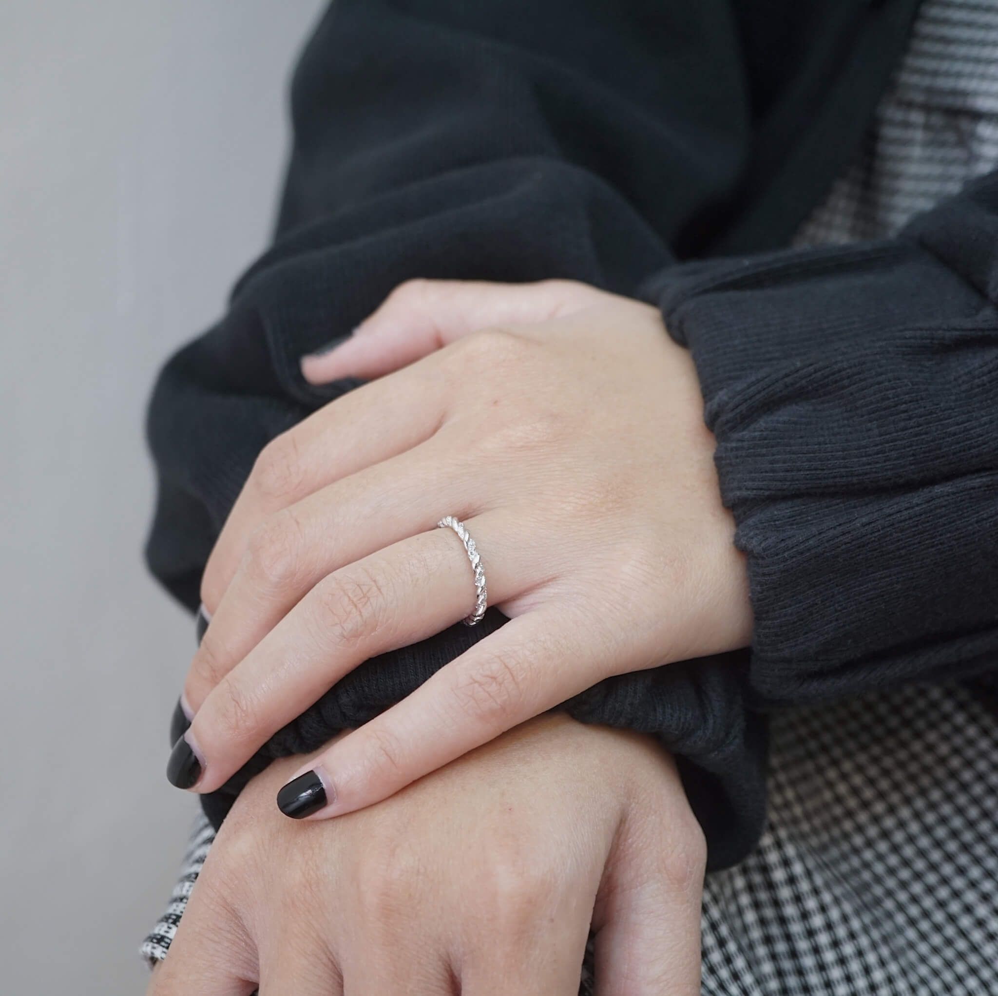  PAVE ROPE ETERNITY RING (S) 