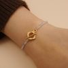  FRAME CLASP AQUAMARINE BRACELET 