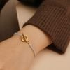  FRAME CLASP AQUAMARINE BRACELET 